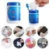 60Pcs / Canister 75% Alcohol Wet Wipes Bactericacterial Oape Sanitizer Pads Hand Surfectant Wet Pads Skin Cleaning Wipes