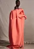 Новейшее аши студия бального платья выпускной спагетти с длинным рукавом атласное платье для вечеринки по полу напол