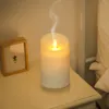 Mini home simulated kaars aromatherapie luchtbevochtiger kleine etherische olie diffuser aromatherapie mist maker Prijs