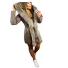 abrigos mujer invierno Woman Long Wool Coat Elegant Blend Coats Slim Female Fur Coat Outerwear Jacket chaqueta mujer manteau261v