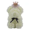 Urso de pelúcia rosa flor artificial rosa de urso decoração de natal para casa namorados mulheres presentes2275