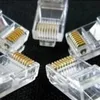 10000 sztuk / partia Wtyczka sieci RJ45 RJ-45 Cat5 Cat5e Cat6 Kabel Modułowy Złącze sieciowe Darmowa Wysyłka