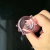 Bulle de point de couleur en spirale ﾠ, Vente en gros d'accessoires pour bangs en verre, Pipe à eau en verre, Livraison gratuite