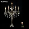 Vintage Crystal Bronze Table Light Fixture Modern Desk Lamp for Reading Room Candle Lamp Lustres de Cristal Lighting Home Decoration