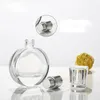 Flacon pulvérisateur vide en verre transparent de 20ml, atomiseur rond rechargeable, cadeau de voyage, nouvel arrivage