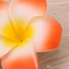 Groothandel 3,5 inch Hawaiiaanse Plumeria bloem haar clip schuim haar accessoire decoratie 12pcs / lot gratis verzending