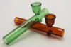 LABS Steamrollers Glass Hand Pipe Hookah Glass Pipes Fumar Tabaco cuchara Pipes Dab Rig Bubbler hierba seca tubo de vidrio con tazón para fumar