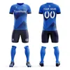 Frankrike Team bär fotboll Soccer Jerseys Uniform Set Full Sublimated Best Dye Top Quality Sublimation Special Players Kit