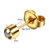 Mode- Boucle d'oreille Stud Tragus Piercings pour pistolet Helix Ear Piercings Gun 20G Gem Lobe Piercing Orelha Cartilagem Bijoux