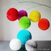 5pcs papel de papel flores pom poms bolas honeycomb decoração de festas decoração de casamento artesanato por atacado