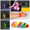 Brazalete LED de nailon, correa para la muñeca, brazalete ligero para deportes al aire libre, actividades de seguridad, fiesta, Club, alegría, pulsera luminosa T2I5582