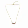 Victoria Wieck Vintage Mode Smycken Hot Sale 18K Gold Fill Multi Color Topaz Circle Pendant Kvinnor Bröllop Bröllop Halsband Gift för älskare