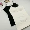 Elegante Damen-Tanktops, lässig, für den Sommer, ohne Stahlring, integriert mit Brustpolster, Weste, Hemd, lässig, ärmellos