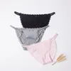 Dulasi Sexy G-String Panties T-Back Thong Kvinnor Underkläder Seamless Bomull Briefs Bow för Girls Low-Rise Bikini Byxor S923