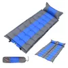 Sleeping Pad Single Person Outdoor Camping Foldble Ultralight Automatisk självinflerande luftmadrass Sovplatta med kudde1611400