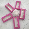 Empty pink crown box selling style fit 3D 5D 25mm 27mm eyelashes box can be custom package1780350