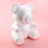 1pcs 20cm / 30cm Konstgjorda blommor Skum Teddy Bear av rosor Mögel Polystyren Styrofoam Bröllop Alla hjärtans present