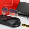 Neue Modepilotpilot polarisierte Sonnenbrille für Männer Frauen Fahrer Sonnenbrillen Metall Rahmen Spiegel Polaroid Glaslinse mit Koffer und Box 6288209