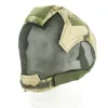 Outdoor Tactical Airsoft Masker Schieten Bescherming Uitrusting V6 Metaal Staaldraad Mesh Volledig Gezicht NO030092464969