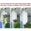 Kreativ växtskiva infällbar hängare hängande planter blomma korg krok krokar hem rep fågelbur hak8869981