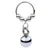 Male Metal Ball Cockrings Hanger Stretcher Extender Cock Pendant Enlargers Enlargement Penis Delay Ring Sex Toys for Men HH028256165