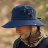 New Arrival 2020 Wiadro Hat Ochrona przeciwsłoneczna Boonie Wędkarstwo Outdoor Cap - Szeroki Brim Boonie Czapka dla mężczyzn