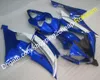 Per Yamaha Cowling YZF 600 R6 YZFR6 YZF-R6 08 09 10 11 12 13 14 16 Kit carenature moto Blu Bianco (stampaggio ad iniezione)