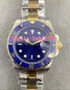 9 Stil Utmärkt Fashion Wristwatches 116610 LN 114060 116613 116619 40mm Rostfritt stål Asien 2813 Rörelse Automatisk Mens Watch Klockor