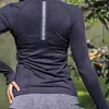 Sereia curva fitness esporte t camisa de secagem rápida das mulheres mangas compridas yoga camisa ginásio jogging volta reflexiva correndo topo tshirt7913884