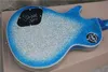 Ace frehley signature bleu argent corps ébène guitare électrique 6445775