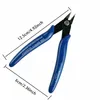 Hand Tool Electrical Wire Cable Cutters Cutting Side Snips Flush Pliers Nipper Anti-slip Rubber Mini Diagonal Pliers Repair Tool WZL DH2876