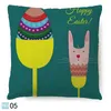 Easter Pillow Case Sofa Throw Pillow Case Bunny Rabbit Design Pillow Case Sofa Car Cushion Covers