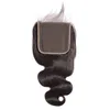 Brésilien Human Hair 6x6 Lace Close Body Wave 1224 pouces avec des extensions de cheveux pour bébé six par six fermetures Couleur naturelle entier3259487