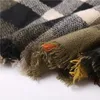 Luxe-geruite sjaals fashional raster kwastje wrap oversized check sjaal tartan kasjmier sjaal winter warme halsdoek rooster dekens