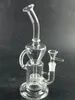 Szklane Dab Rigs MultiFounction Oil palnik Mini Heaty Hookh Palenie Pipe Water Pipe Bong 10.2inch BirdCage Perc