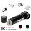 Uppladdningsbar Multi-Function LED ficklampa Inbyggd batteri USB Laddning med magnet för natt Ridning Natt Fiske Camping