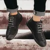 Vendita calda-2020 nuovo inverno casual stivali di pelle genuina mocassini stivali scarpe alte scarpe da uomo in pelle da cowboy appartamenti scarpe da uomo di grandi dimensioni