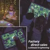 Disegna con la luce Divertimento da tavolo da disegno Giocattoli Forniture per la pittura Giocattoli per bambini Magic Draw Educational Creative Home Lavagna per scrivere a mano luminosa