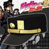 2 couleurs Bimaoxer Anime JoJo039s aventure Bizarre Jotaro Kujo Joseph armée militaire JOJO casquette chapeau Badge Animation autour de 9209741