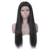 Peruvian Human Hair Straight Full Lace Wigs 150% Density Thick Lace Wig 100% Products Adjustable Band 10-26inch