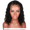 Curly Wig Brazilian Lace Front Human Hair Wigs För Kvinnor Naturfärg Pre Plucked Full Lace Wig med Baby Hair