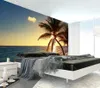 Seashore Coco Island Landschap Achtergrond Muur Moderne Woonkamer Wallpapers