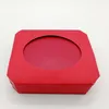 Nya modemärken Red Color Armband Rings Necklace Box Package Set Original Handbag and Vele Bag Jewelry Present Box251o