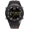 luxury Digital Wristwatches Waterproof Big Dial LED Display Stopwatch Sport Outdoor Black Clock Shock LED Watch Silicone Men 8002249E