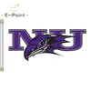 NCAA Niagara Purple Eagles Drapeau 3 * 5ft (90cm * 150cm) Drapeau en polyester Bannière décoration volant maison jardin drapeau Cadeaux de fête