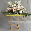 ultimo senza fiori compreso il classico vaso da sposa alto moda sisle oro passerella fioriera decor613