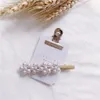 Pinzas para el cabello de las mujeres Pinzas para el cabello Perlas Bobby Pins Flequillo lateral Clips Barrettes Sombreros Para niñas Herramientas para el cabello Accesorios de moda Joyas para el cabello nueva