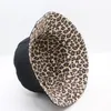 2020 Leopard Print Bucket Hat Fisherman Hat Outdoor Travel Hat Sun Cap Hats för män och kvinnor DA307