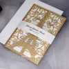 Luxury Eiffel Tower Paris Glitter Laser Cut Invitations Cards with Cream Belt for Wedding Brial Shower Anniversary Quinceanera Inv3502324