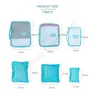 6Pcs/Set Travel Storage Bag Packing Makeup Bags Organizer Home Luggage Clothes Shoes Buggy Bag Cosmetics Sorting Laundry Pouch E11304